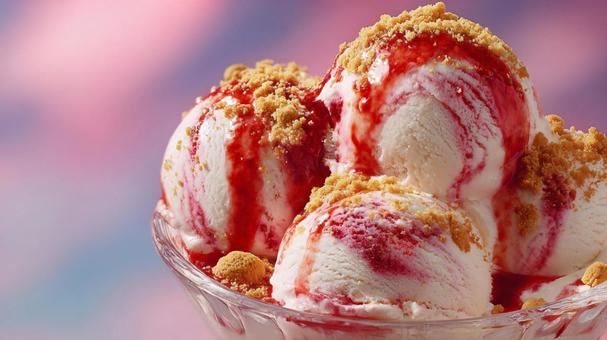 贅沢な味わいのチーズケーキアイスデザートの写真