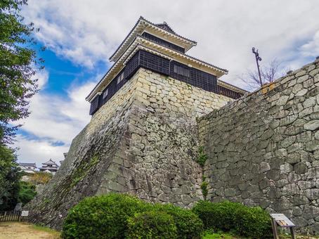 【愛媛県】松山市・松山城中ノ門跡 松山城,中ノ門跡,愛媛県の写真素材