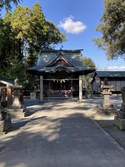 溝口竈門神社・境内（縦） 竈門神社,福岡県筑後市,鬼滅の刃の写真素材