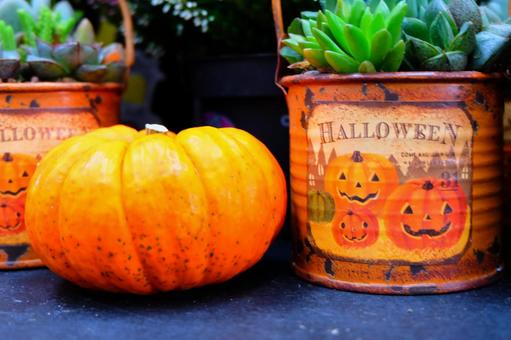 ハロウィンの飾り ハロウィンの飾りの写真