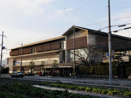 京都市左京区役所全体像2 京都市左京区役所全体像2 左京区役所,左京区,京都市の写真素材