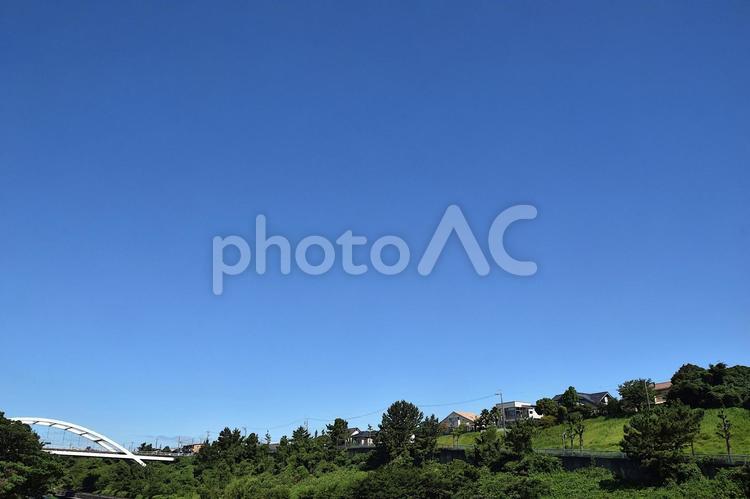 夏の青空 青空,空,夏の写真素材