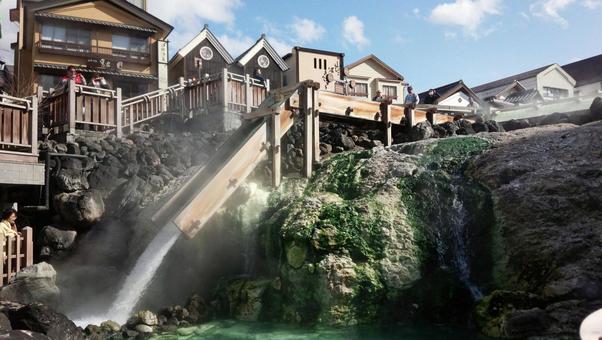 群馬県・草津温泉・湯畑 群馬県・草津温泉・湯畑の写真