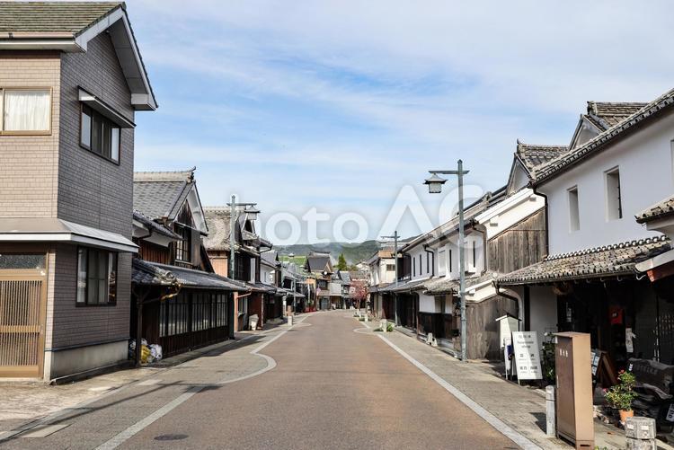 旧長崎街道　塩田宿の街並み 塩田,旧長崎街道,街並みの写真素材