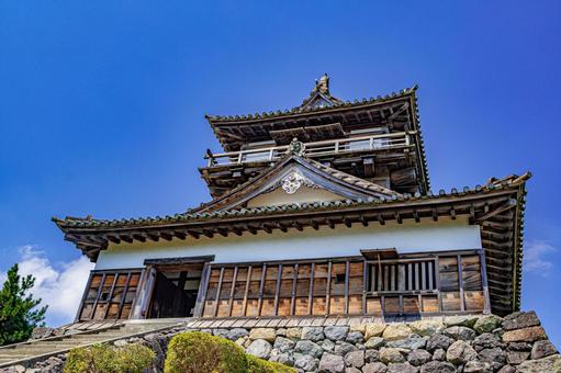 丸岡城 丸岡城 丸岡城,日本100名城,天守の写真素材