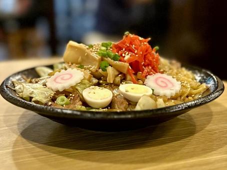 博多焼きラーメン 博多焼きラーメン 焼きラーメン,焼きそば,ラーメンの写真素材
