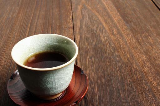 和風の湯呑とお茶 和風の湯呑とお茶 湯呑,日本茶,茶碗の写真素材