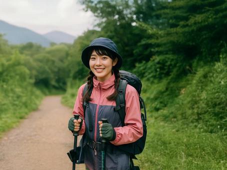 山ガール 山ガールの写真