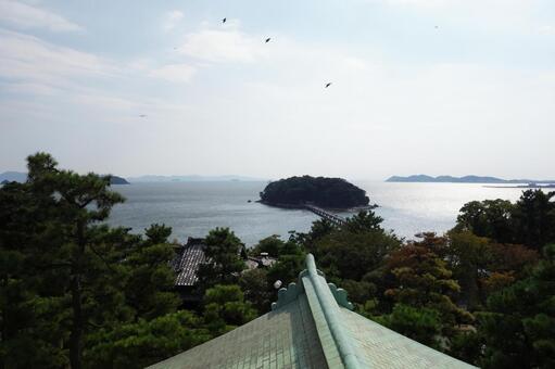 海を臨む風景 海を臨む風景の写真