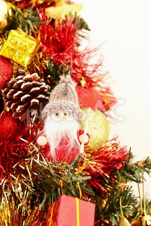 妖精ちゃん・サンタさん クリスマス,サンタクロース,オーナメントの写真素材