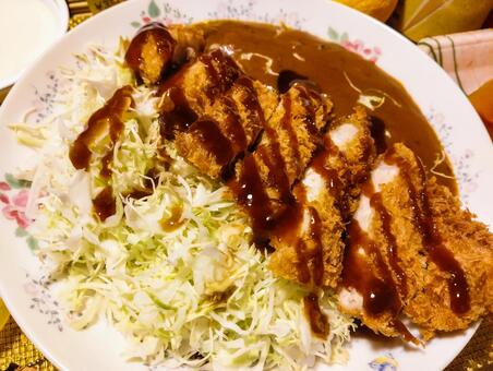 金沢カレーらしく 金沢カレー,カレーライス,カツカレーの写真素材