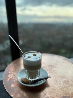 cafe time カフェ,カフェタイム,カフェラテの写真素材