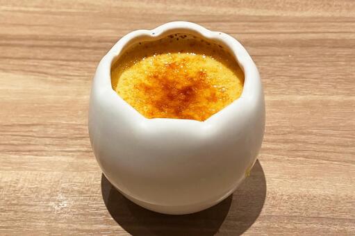 プリン プリン,卵,洋菓子の写真素材