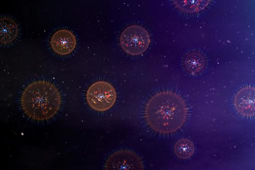 幻想的背景素材 　ミクロコスモス 背景画像,心象風景,素材の写真素材