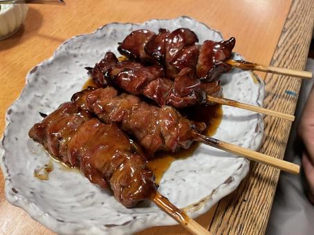 焼き鳥 焼き鳥 焼き鳥,やきとり,お肉の写真素材