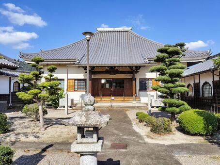 旧東海道「関宿」の清浄山福蔵寺　本堂 関宿,福蔵寺,清浄山の写真素材
