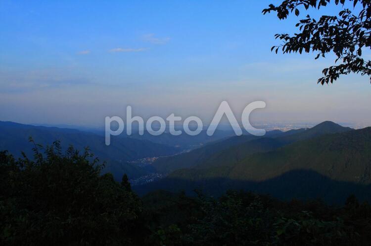 山からの風景２ 山,高地,風景の写真素材