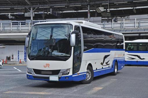 三菱ふそう　エアロエース　JR東海 夜行バス,高速バス,旅行の写真素材