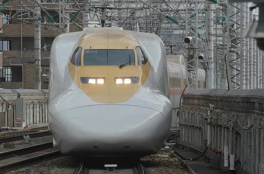 700系 700系 700系,新幹線,ラッピングの写真素材
