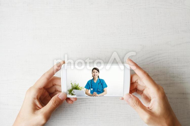 遠隔医療イメージ 遠隔,遠隔医療,遠隔診断の写真素材