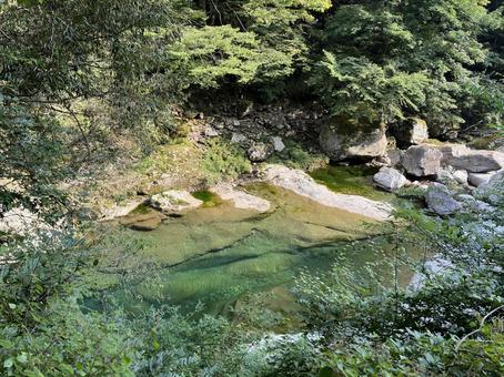 面河渓 面河渓の写真