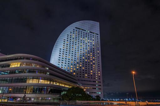 都市景観 都市景観 都市夜景,夜景,夜の写真素材