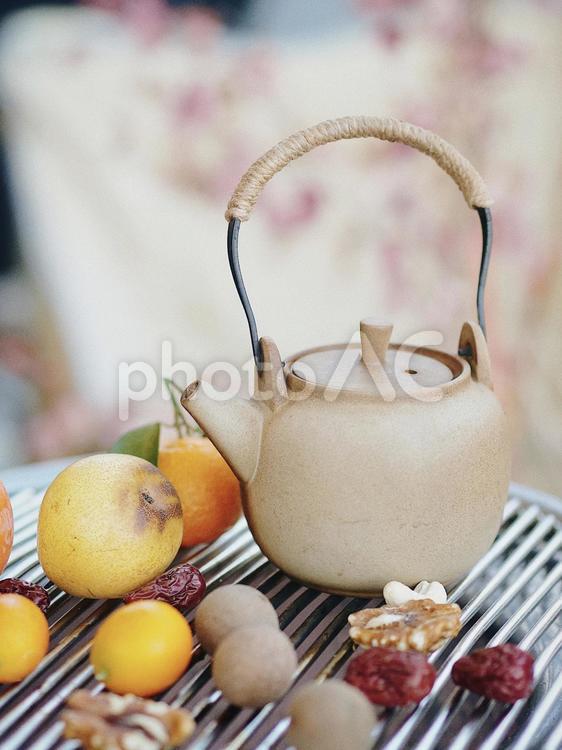 烤茶（中国式アフタヌンティー） 中国茶,お茶,茶の写真素材