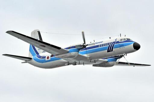 海上保安庁の ysー11,飛行機,航空機の写真素材