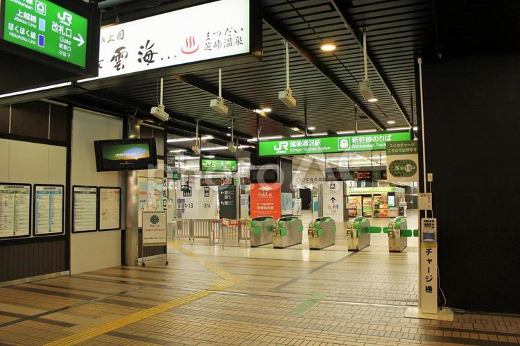 越後湯沢駅　新幹線改札口 上越新幹線,越後湯沢駅,新幹線改札口の写真素材