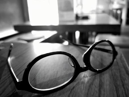 Photo, reading glasses, reading glass, table, 
