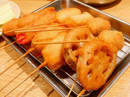 大阪名物 串カツ 大阪名物 串カツの写真