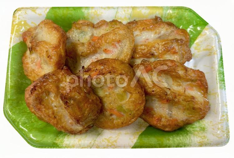 スーパーの総菜_さつま揚げ さつま揚げ,切り抜き,背景透明の写真素材