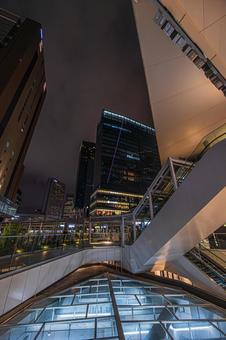 都市夜景 都市夜景 都市夜景,夜景,大阪の写真素材