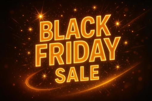 ブラックフライデー派手演出の写真