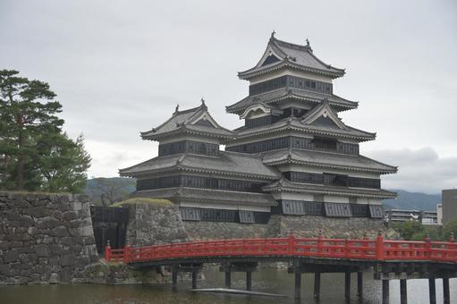 長野県　松本城 長野県,松本市,松本城の写真素材