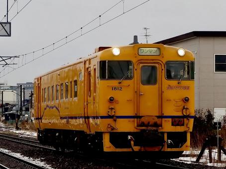 道南いさりび鉄道 キハ40系 道南いさりび鉄道 キハ40系 道南いさりび鉄道,いさりび鉄道,江差線の写真素材