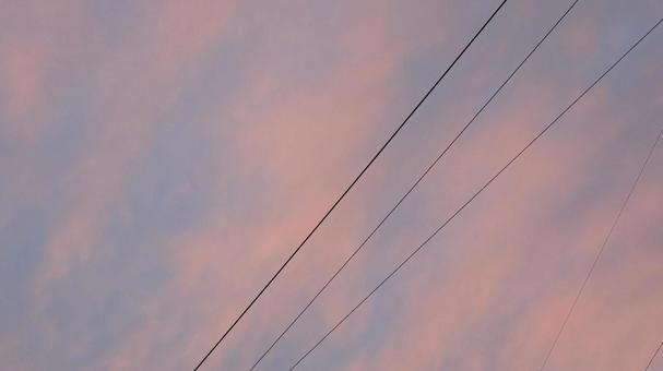 Photo, setting sun, sky, red sky, 