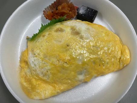 オムライス オムライス オムライス,食べ物,料理の写真素材