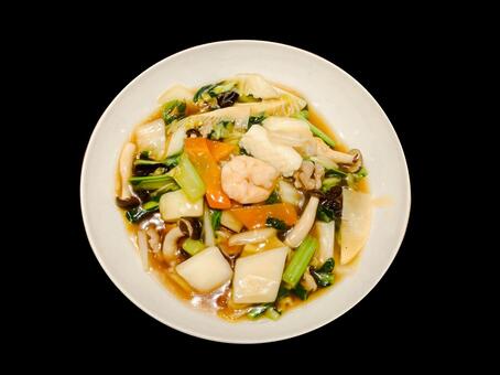 具だくさんの八宝菜 八宝菜,はっぽうさい,中華料理の写真素材