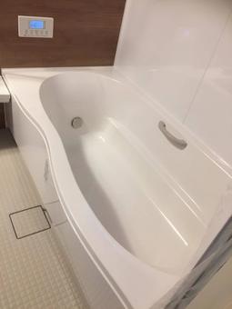 新しいお風呂場 バスタブ,浴室,お風呂の写真素材