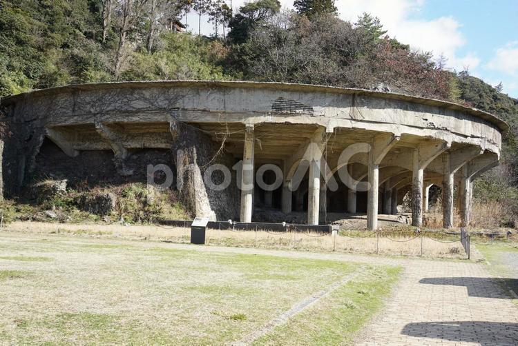 北沢浮遊選鉱跡（シックナー） 佐渡,北沢,北沢浮遊選鉱の写真素材