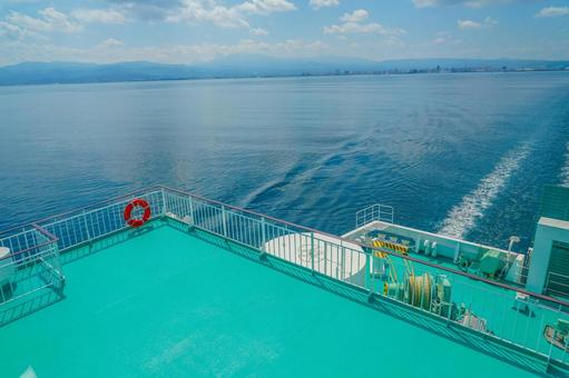 津軽海峡フェリーの船上 船上,フェリー,津軽海峡フェリーの写真素材