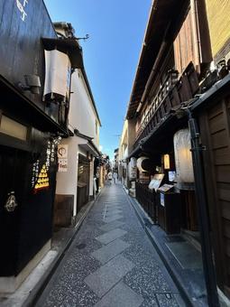 京都の花街・先斗町通り 京都の花街・先斗町通り 京都,先斗町,和の写真素材