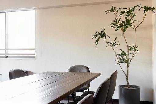 Wood table meeting room, meja kayu, ruang rapat, ruang rapat, JPG