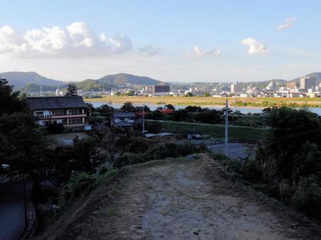 円光寺 明王院からの眺める福山市街 円光寺 明王院からの眺める福山市街の写真