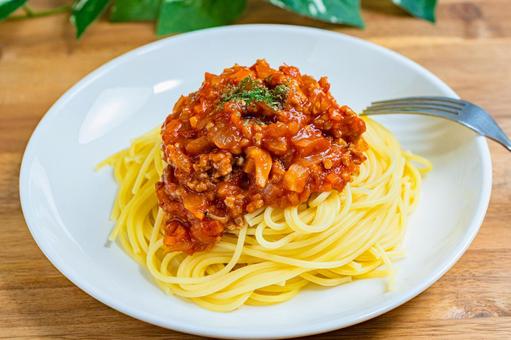 ミートソースパスタ ボロネーゼ,ミートソースパスタ,スパゲッティの写真素材