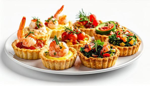 クリスマスパーティーオードブル盛り合わせ クリスマスパーティーオードブル盛り合わせの写真