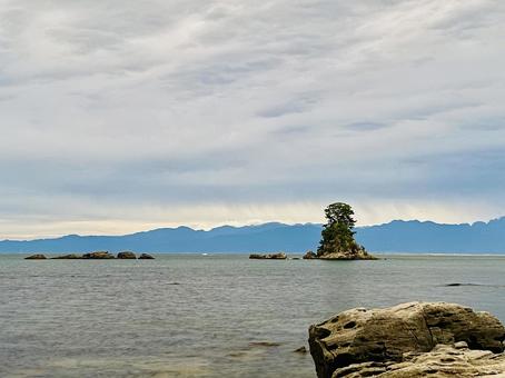 雨晴海岸 雨晴海岸 海,磯,波の写真素材