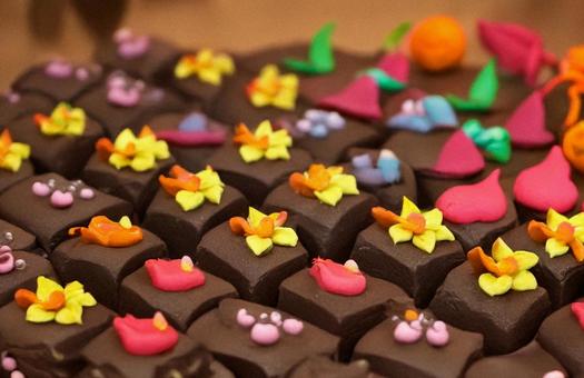 ケーキのクレイアート ケーキのクレイアートの写真