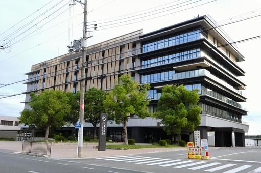 八幡市役所 建物外観1 八幡市役所 建物外観1 八幡市役所,八幡市,八幡の写真素材